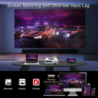 Touyinger Q11W 2024 Nouveau design 28000 lumens Smart Android 12 1080P 4K Projecteur Vidéo Home Cinéma