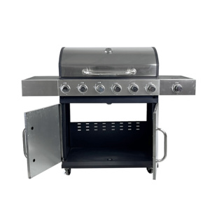Barbecue au gaz Kamado de haute qualité <span class=keywords><strong>en</strong></span> acier inoxydable, forme d'œuf, résistant à la chaleur, durable, <span class=keywords><strong>pour</strong></span> jardin extérieur - Product Image 5