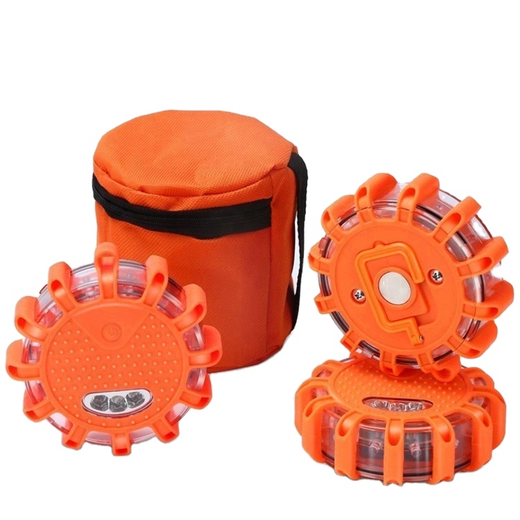 Заводская поставка, 3 упаковки, предупреждающий фонарь, аварийный дисковый дорожный фонарь