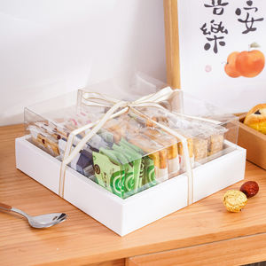 Cinta inglesa muy pequeña de cartón plegable extra alta con logotipo para cajas de pop para pasteles, embalaje con envoltura de agujeros - Product Image 1