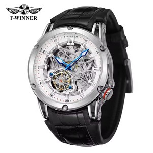 WINNER Orologio Meccanico con Movimento Originale, Cinturino in Vera Pelle, Automatico da Uomo, Impermeabile, Autonomia di 72 Ore - Product Image 5