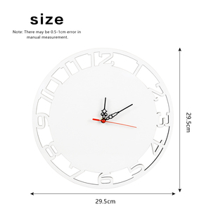 Đồng Hồ Treo Tường Thăng Hoa Chất Liệu Tấm Composite Mật Độ Trung Bình Và Đồng Hồ Treo Tường Truyền Nhiệt Làm Quà Tặng - Product Image 2