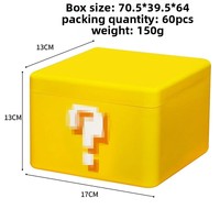 Boîte de rangement périphérique en plastique ABS de 40 pièces pour blocs de construction éducatifs pour bébés de 0 à 3 mois, collection mondiale transfrontalière pour enfants