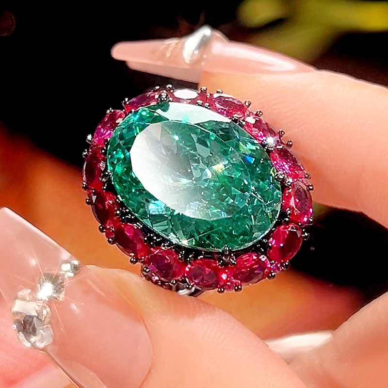open size Parra green ring