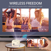 180 ANSI Android Wifi Projecteur Portable 4k Allwinner H713 Android 11 Smart Projector Proyector Mini Home Cinéma