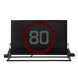 Écran d'affichage <span class=keywords><strong>routier</strong></span> LED couleur variable portable 12V DC en aluminium pour véhicules, pour avertissements <span class=keywords><strong>de</strong></span> sécurité - Product Image 1