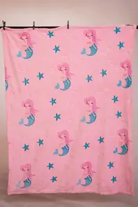 100% poliéster franela magia luminosa niños manta patrón personalizado estrella unicornio brillan en la oscuridad mantas para niños