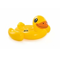 INTEX57556 Petit canard jaune gonflable pour adultes et enfants, bouée de surf pour jeux aquatiques 160cmX118cm, jouet flottant animal