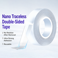 Échantillon Gratuit - Ruban Nano Transparent Ultra-Adhésif Lavable en Mousse Acrylique Double Face Ultra-Résistant Sans Trace