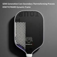Nouvelles raquettes de pickleball Jxxla TITANS TOURl Pro V GEN 5 Core Kinetic Framework en fibre de carbone Toray T700 thermoformée pour les joueurs