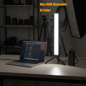 Nouveau produit caméra <span class=keywords><strong>Photo</strong></span> LED Studio poche photographie lumière Dimmable 40W aluminium baguette lumière de remplissage pour Tiktok, youtube - Product Image 1