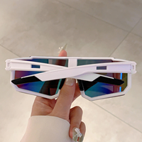 Lunettes de soleil sportives pour adultes, sans monture, en PC, personnalisées, irisées, UV400, coupe-vent, pour le cyclisme, la course à pied, l'alpinisme, le ski, la randonnée