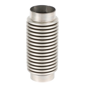 51x252 สแตนเลสคุณภาพสูง Double Braid ท่อไอเสียแบบยืดหยุ่น / ระฆังท่อไอเสียท่อลูกฟูก - Product Image 1