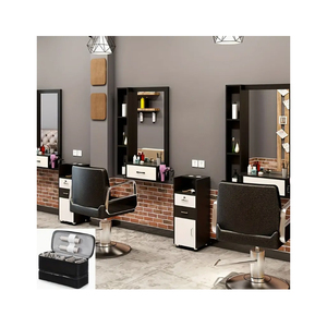 Sèche-cheveux à double couche en une étape Volumizer Styler Organisateur de rangement résistant Étui de transport de voyage Design tendance - Product Image 2