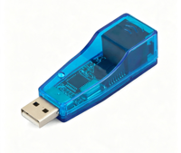 Tarjeta de Red USB 2.0 Externa, Modelo 9700 Mini, Sin Cable, Puerto de Red para Computadoras Portátiles y de Escritorio, en Existencia