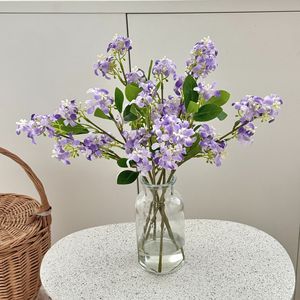 Rama de Flor de Osmanthus Artificial con Racimos de Flores Realistas para Decoración de Jarrones en el Hogar, Directo del Fabricante - Product Image 4