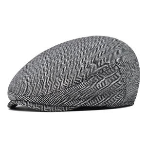 Men's Classic British Bunnet <b>Flat</b> Paddy Cap 5-Panel <b>Hat</b> 100% Cotton Canvas - Product Image 4