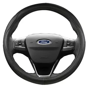 Cowhide Luxury Steering Wheel Covers steering wheel covers,car accessories,wheel cover Mondeo Explorer Fox F-150 Sharp World