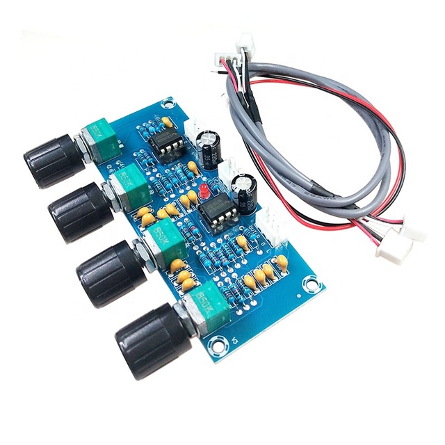 XH-A901 NE5532 Tone Board Preamp Pre-amp With Treble Bass Volume Adjustment Pre-amplifier Tone Controller for Amplifier Board