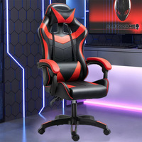 Chaise de jeu au sol pour jeunes, coussin de jeu paresseux, chaise pivotante pour PC, base en nylon, dossier haut, ergonomique