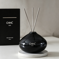 Nouvel Arrivage : Ensemble Diffuseur à Bâtonnets en Verre avec Huile Parfumée et Bâtonnets – Cadeau Parfum d'Ambiance pour la Maison