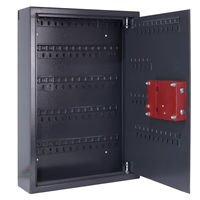 Organisateur de clés électronique numérique noir avec 100 crochets, 100 clés, boîte à clés, coffre-fort de sécurité, armoire de rangement pour usage intérieur et extérieur