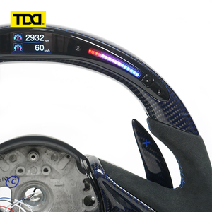 พวงมาลัย TDD LED สำหรับ McLaren พร้อมคาร์บอนไฟเบอร์สีน้ำเงิน - Product Image 5