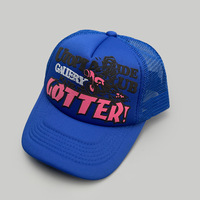Casquette Trucker Utopia Club Personnalisée, Lot de 4 Casquettes Trucker Gorras en Maille Snapback Streetwear avec Logo Moto Graphique pour Hommes et Femmes