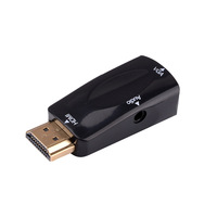Adaptador HDMI a VGA con audio, 1080P