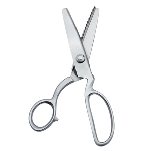 Tesoura de Alfaiate Artesanal DIY em Aço Inoxidável com Dentes para Corte de Renda e Tecido - Product Image 6