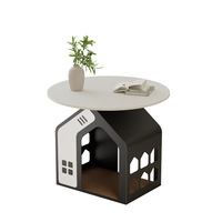 Table basse multifonctionnelle avec plateau en verre trempé, design moderne pour salon