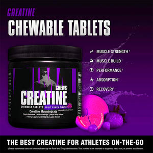 أقراص مضغ كرياتين لممارسة التمارين المسبقة مكثف مونوهيدرات الاكرياتين مع AstraGin تحسين امتصاص الكرياتين أقراص قابلة للمضغ - Product Image 4