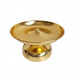 Centros de Mesa para Bodas, Decoración para Fiestas, Exhibidores Redondos para Postres, Soportes para Cupcakes, Base Metálica Iridiscente, Juego de Soportes Modernos para Pasteles - Product Image 3