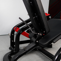Machine d'extension des jambes assise à charge libre, professionnelle et sécurisée, pour la musculation des quadriceps, en métal durable, directement de l'usine