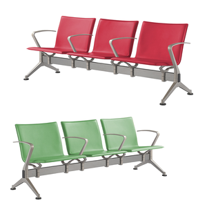 Sillas de Espera Metálicas de Fábrica, de 2, 3, 4 y 5 Plazas, para Estación de Autobuses, Sala de Espera, Hospital, Aeropuerto, Kursi Tunggu - Product Image 1