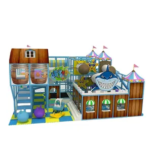 Marine themed indoor playground, children entertainment, naughty castle