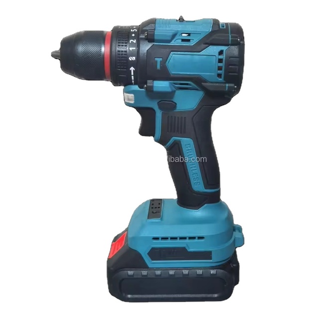 Multi-purpose Rechargeable 21 Volt Taladro Inalambrico Set Variable Speed Impact Motor Practical Electric Screwdriver Tools