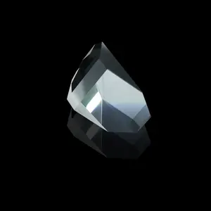 Custom K9/BK7optical quartzo vidro triângulo ângulo direito telhado prisma