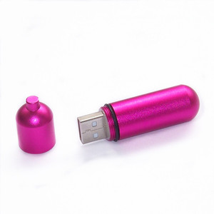 Số lượng lớn giá rẻ nhà máy trực tiếp thép không gỉ kim loại USB Flash Drive Pill Shape với OEM Logo 8GB - Product Image 4
