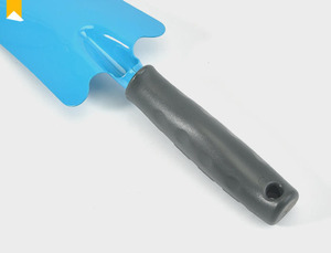 Forca <span class=keywords><strong>da</strong></span> Giardino Portatile, Pala Manuale con Manico in Plastica Verde Antiscivolo, Attrezzo per Dissodare il Terreno - Product Image 5
