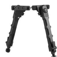 Trépied tactique haute pression ECHAIN V9, réglable, en aluminium, avec fourche à double articulation en bambou pour la chasse en plein air