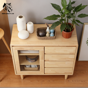 Vente directe d'usine, prix bas, OEM ODM, en stock, prêt à être expédié, buffet, meubles de salle à manger de nouvelle conception, armoire de cuisine en bois - Product Image 5