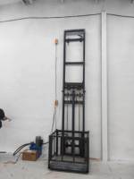 Elevador Eléctrico Pequeño y Sencillo, Plataforma de Elevación de Carga para Interiores y Exteriores, Almacenes y Hogares