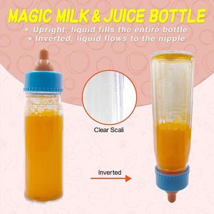 Biberon Magici che Scompaiono per Bambole, Bottiglie di Latte e Succo Magiche per Bambole - Product Image 4
