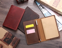 Couverture de carnet en cuir pour Notes de terrain couverture de Journal faite à la main pour Moleskine carnet de Journal couverture en cuir avec porte-stylo