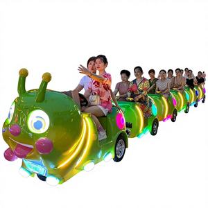 Banana Land Anime Couleur Verre Acier Jeu Extérieur Train Enfants Jouer Carrousel Ride pour <span class=keywords><strong>Centre</strong></span> <span class=keywords><strong>Commercial</strong></span> Utilisation avec 5-10 Enfants Soft Play - Product Image 4