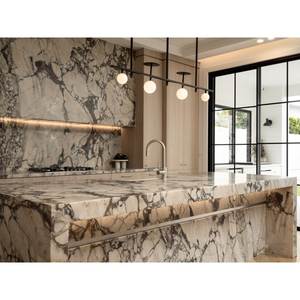 SH STONE Calacatta Viola Marble <strong>Countertop</strong> Modern Design Benchtop Custom Villa Kitchen Island Luxury Marble Slab for <strong>Countertops</strong> - Product Image 1