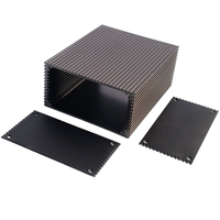 112x58 CNC usinage Mini PC boîtier de commande anodisé aluminium Extrusion dissipateur de chaleur boîtier boîtier Instrument électronique