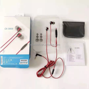 Auriculares de sonido estéreo de graves de 3,5mm, auriculares de música en la oreja, auriculares para juegos, micrófono CX300s, auriculares con cable para iPhone para <span class=keywords><strong>SENNHEISER</strong></span> - Product Image 1