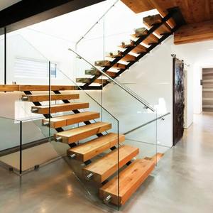 <span class=keywords><strong>Escalier</strong></span> intérieur moderne en acier massif, design flottant à poutre verticale, pour bâtiment, norme pour appartement, États-Unis - Product Image 2